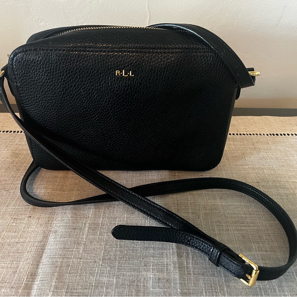 Lauren Ralph Lauren Black Crossbody Bag